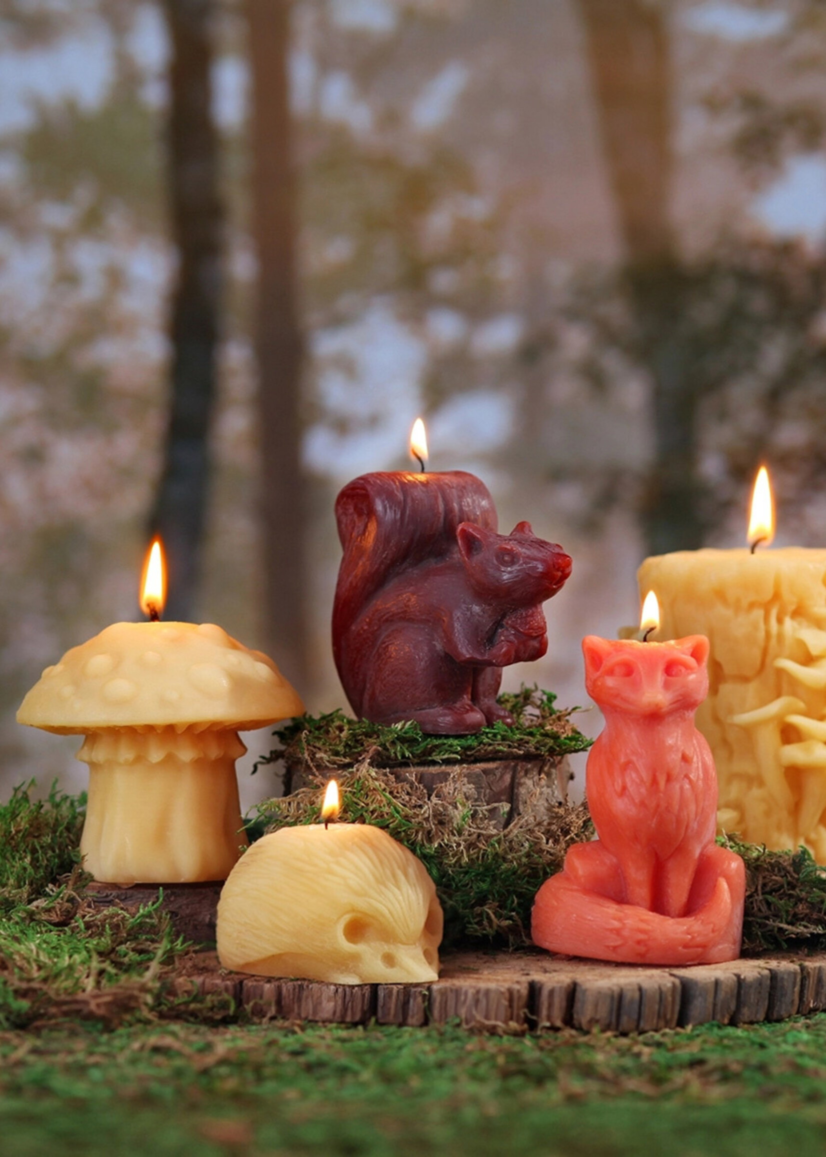 Big Dipper Waxs Works Fox Beeswax Candle