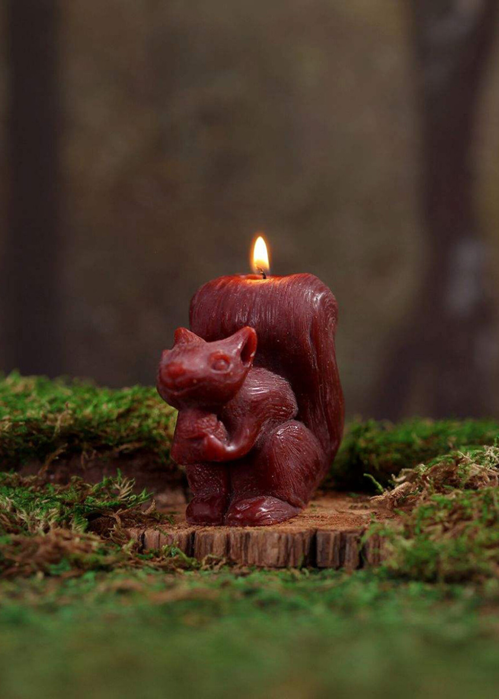 Big Dipper Waxs Works Squirrel Beeswax Candle