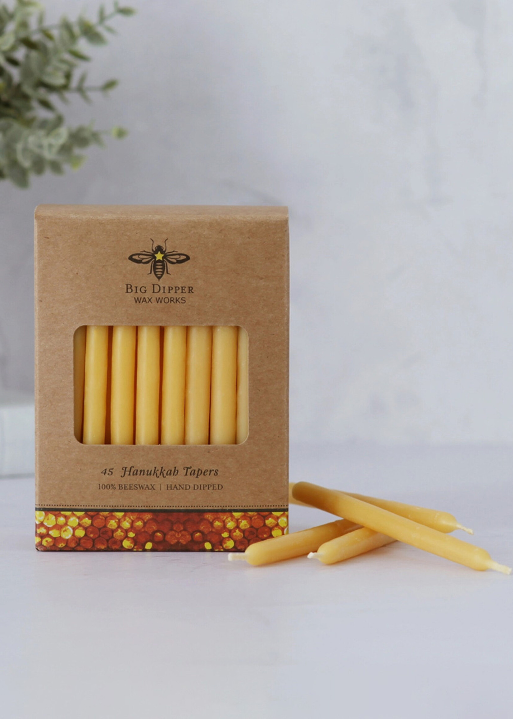 Big Dipper Wax Works Beeswax Hanukkah Tapper Candles