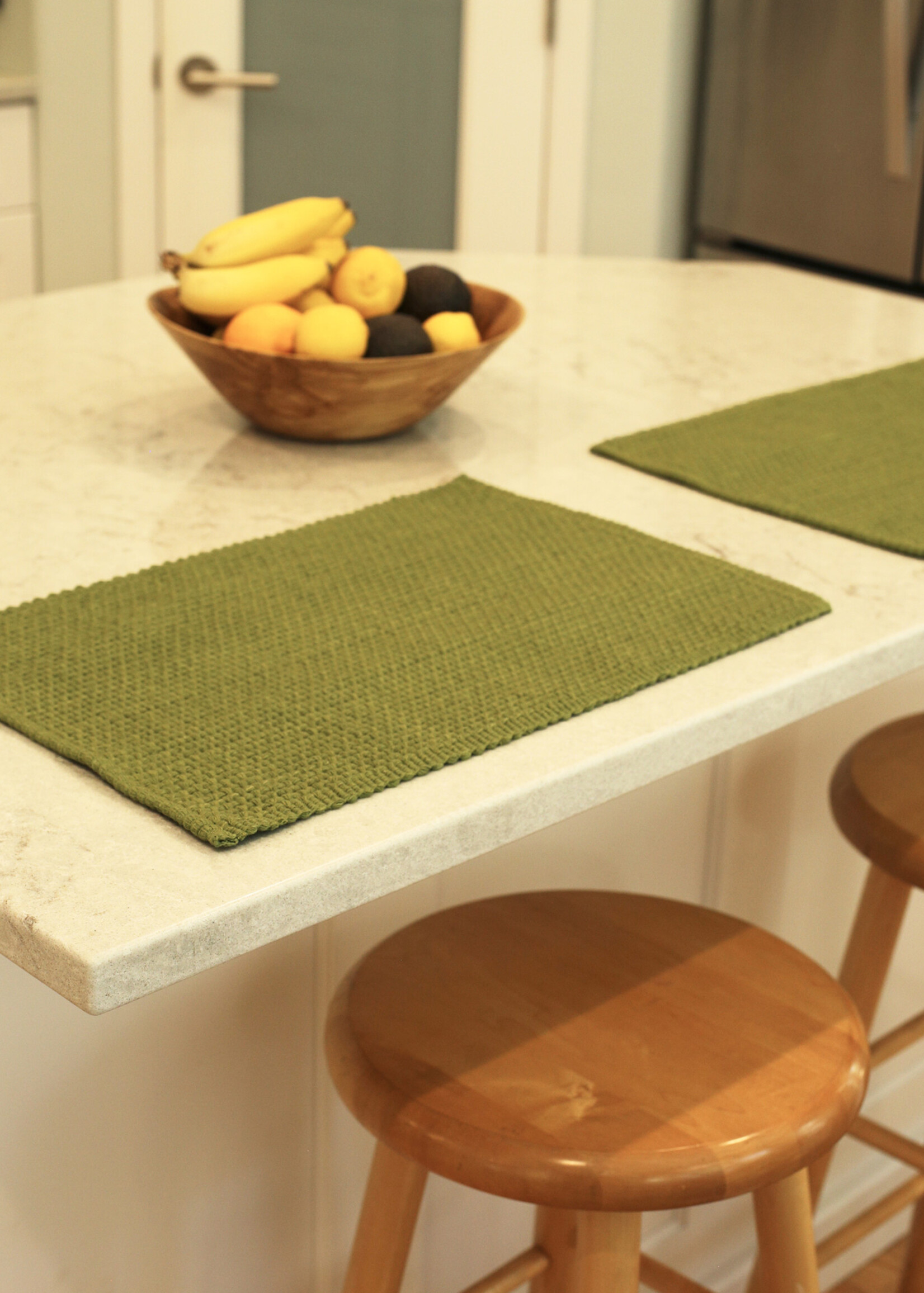 Natural Habitat Homespun Solid Placemats - Set of 2
