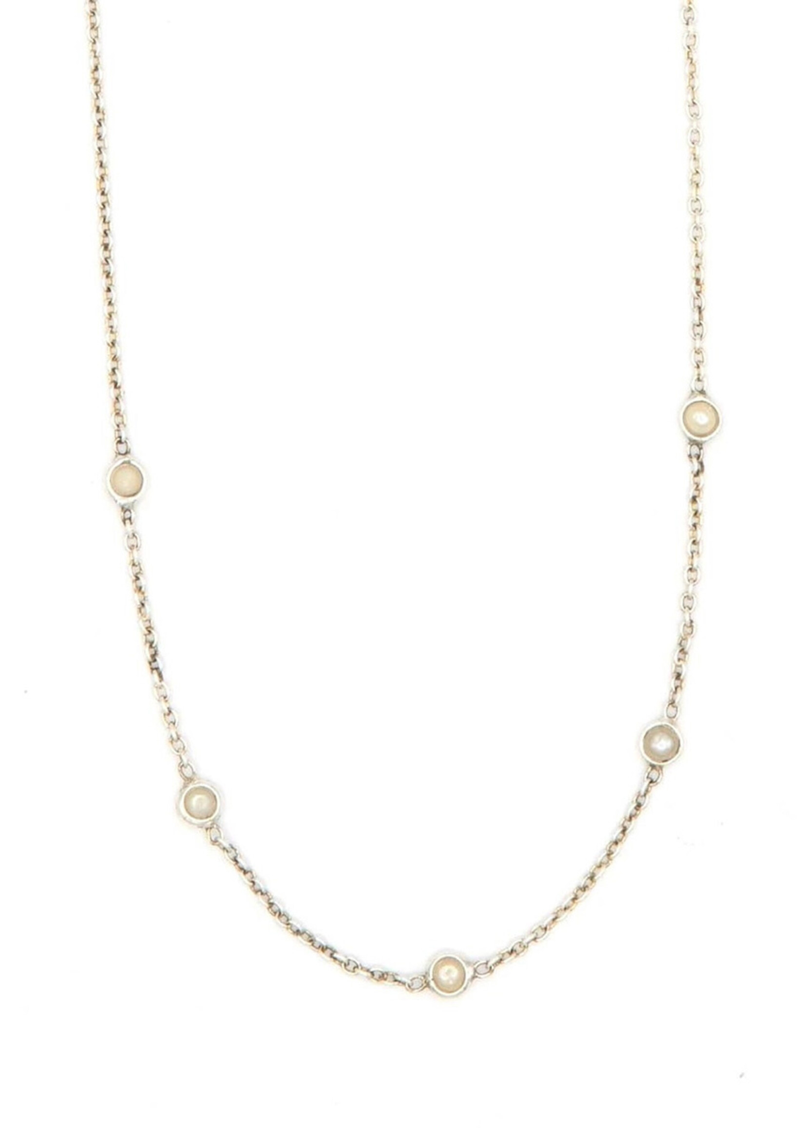 Fair Anita Delicate Pearl Sterling Silver Necklace