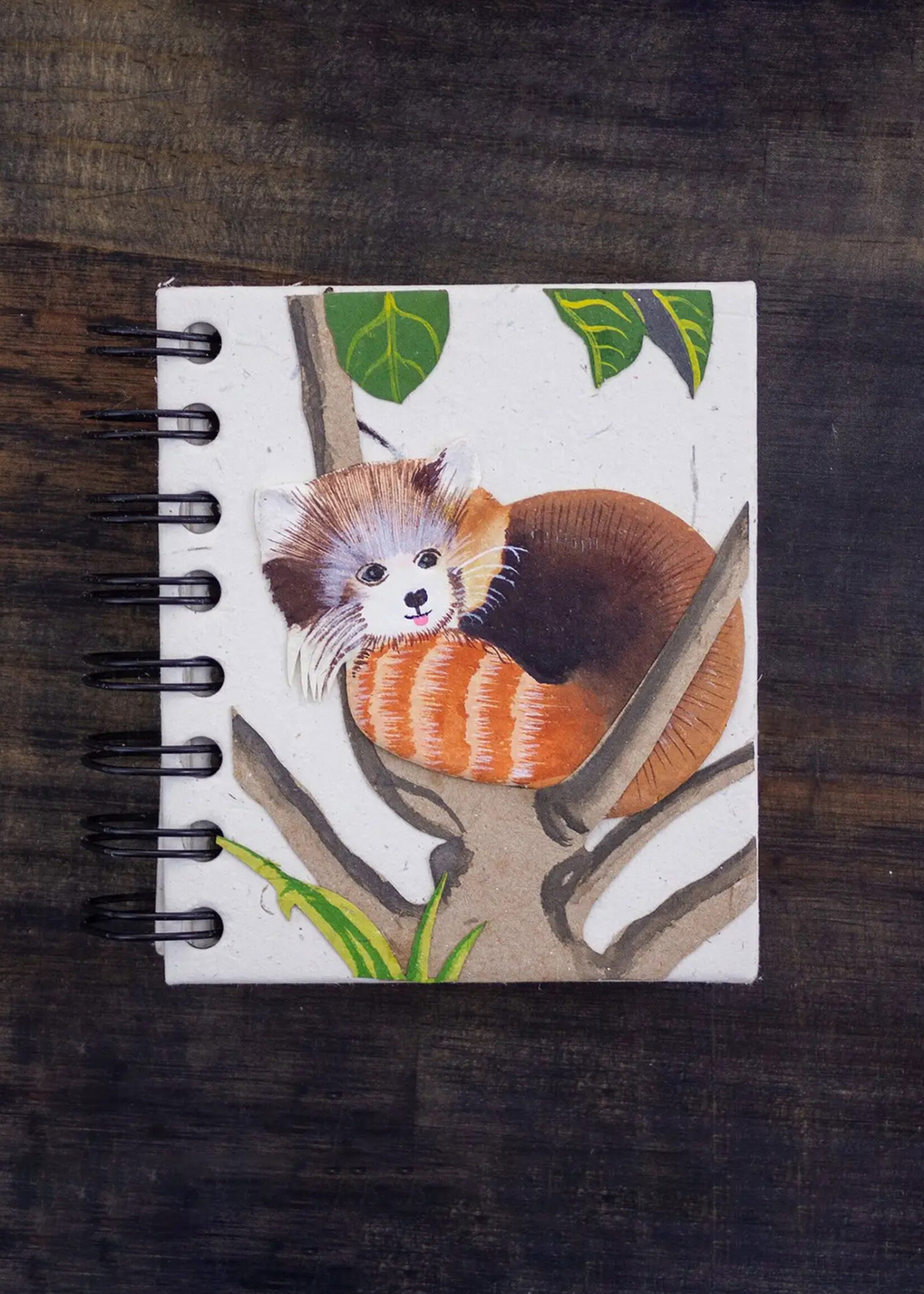 Mr. Ellie Pooh Small Red Panda Notebook