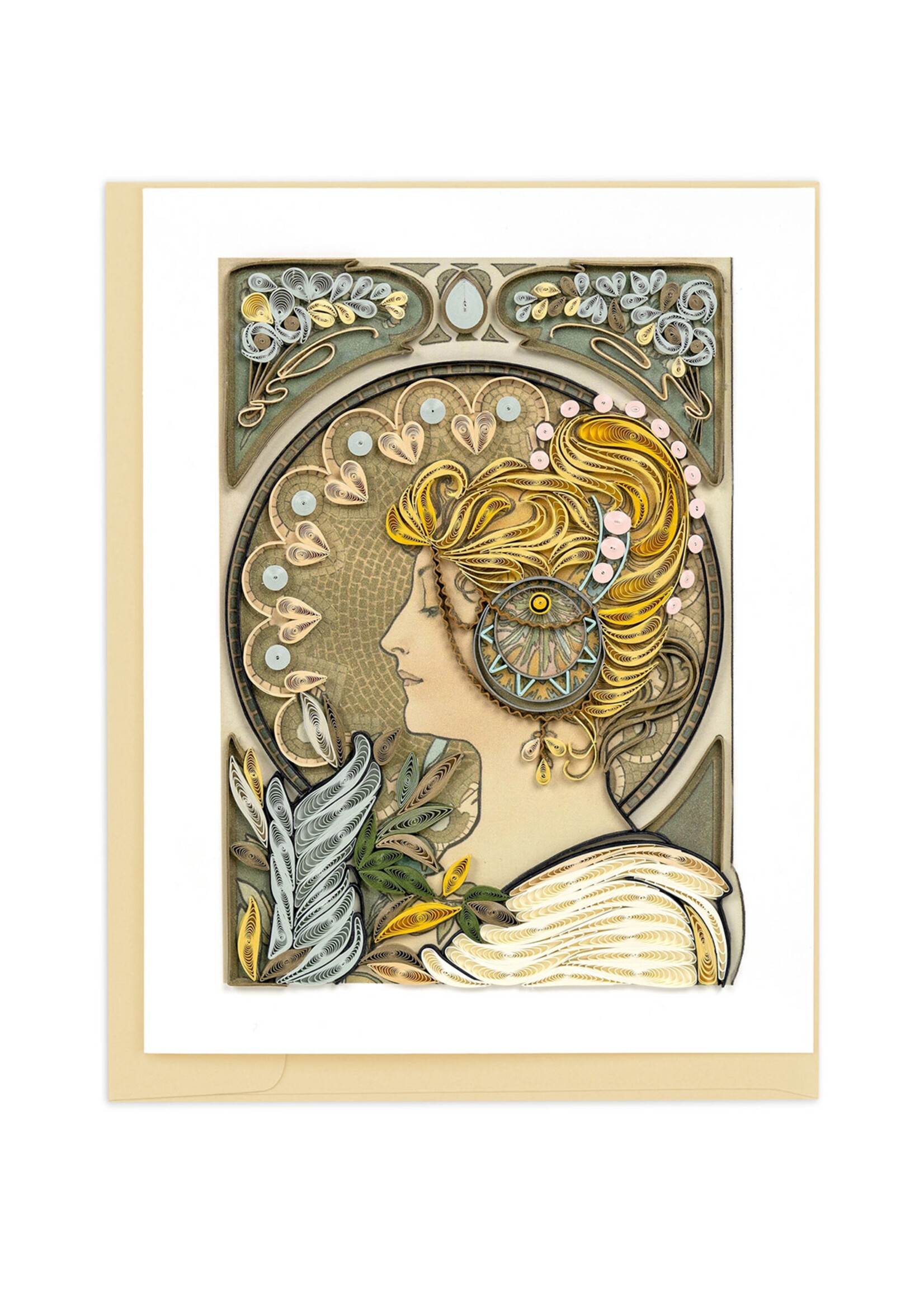 Quilling Cards Feather - Artist Series Quilling Card