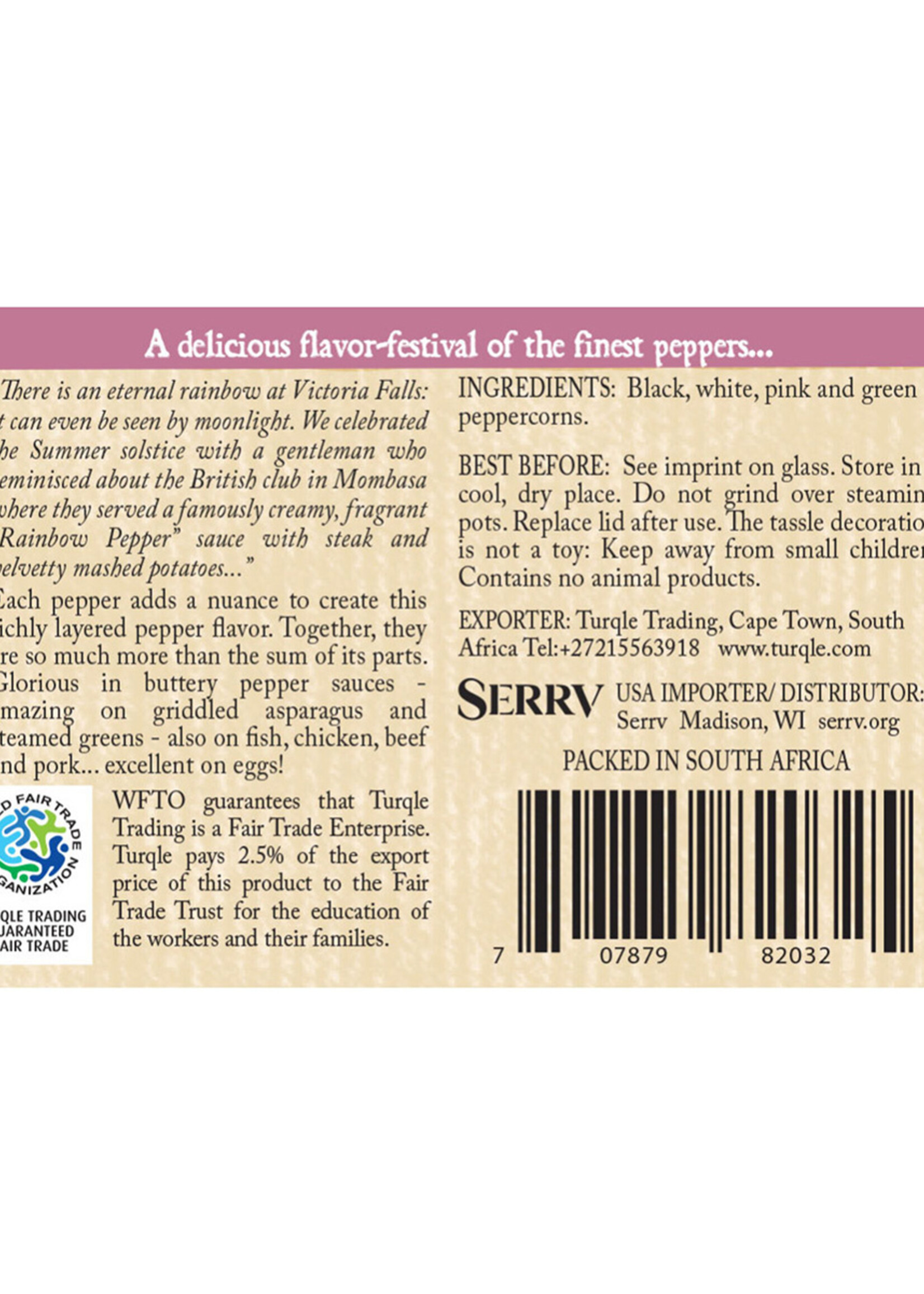 SERRV Rainbow Pepper Spice Blend