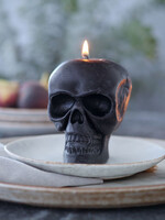 Big Dipper Waxs Works FINAL SALE - Black Skull Beeswax Candle