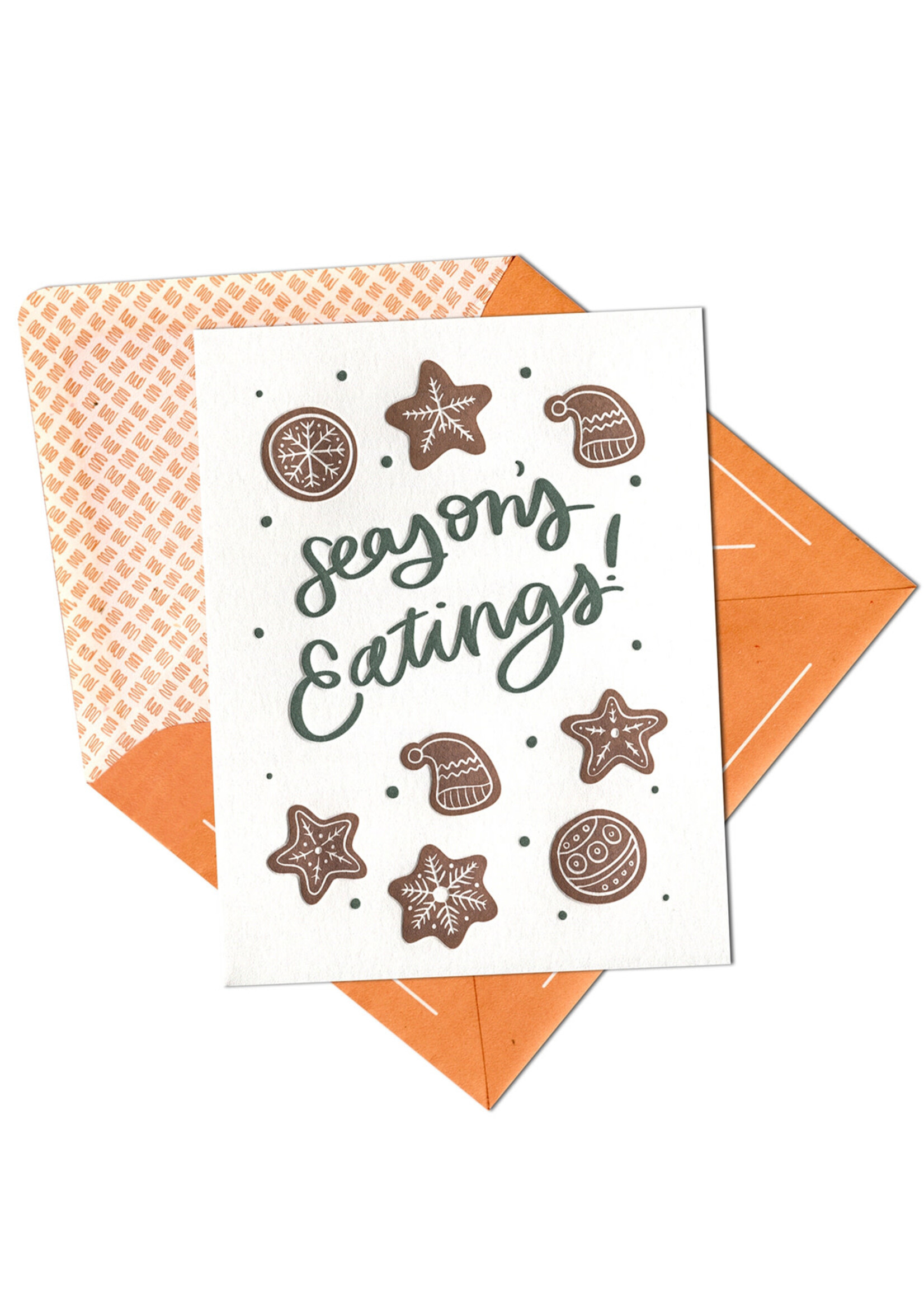 Ink Meets Paper Season's Eatings Christmas Cookies Card