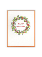 Ink Meets Paper Christmas Wreath Card