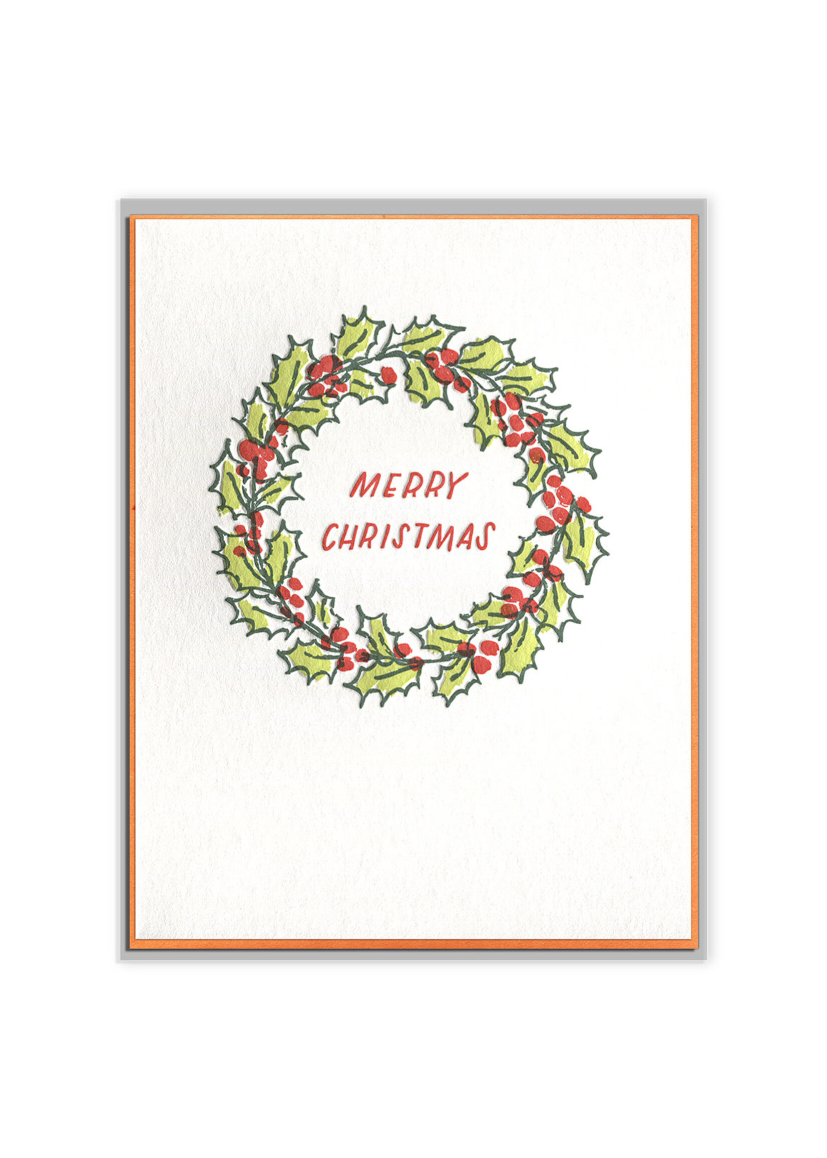Ink Meets Paper Christmas Wreath Card
