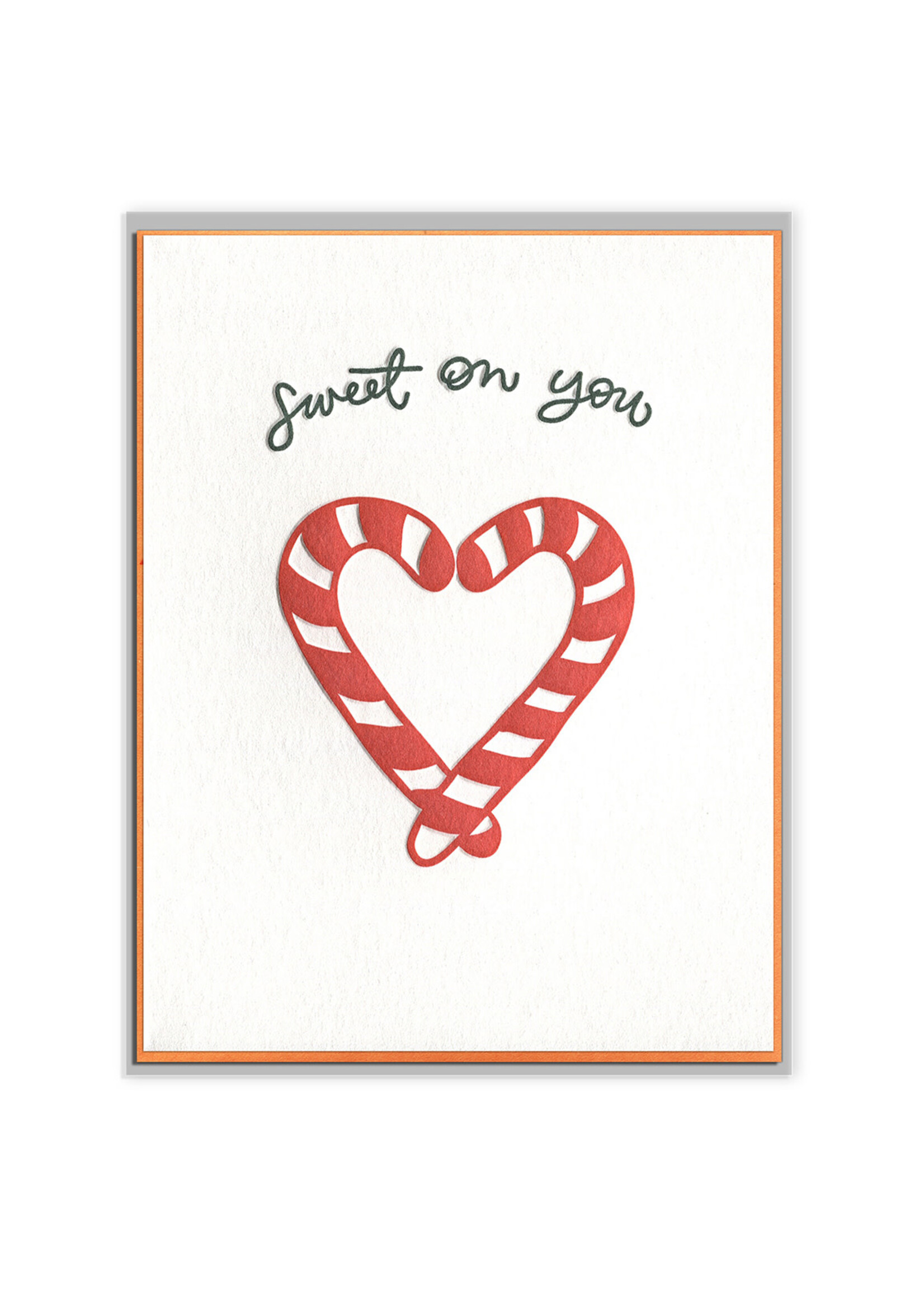 Ink Meets Paper Sweet On You Candy Canes Card
