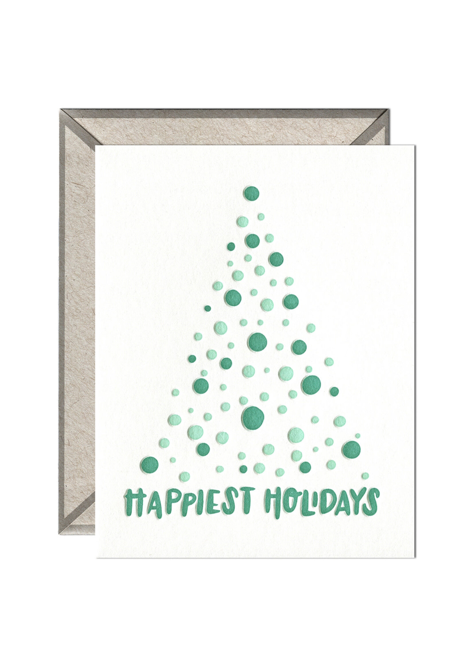 Ink Meets Paper Happiest Holidays Tree Card