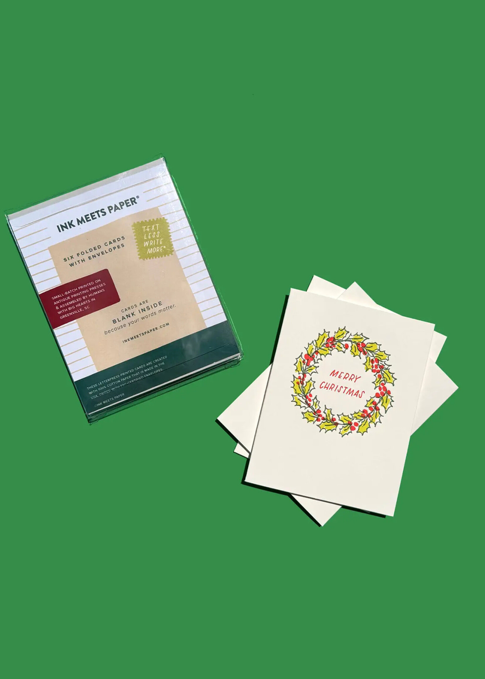 Ink Meets Paper Christmas Wreath Card Box Set