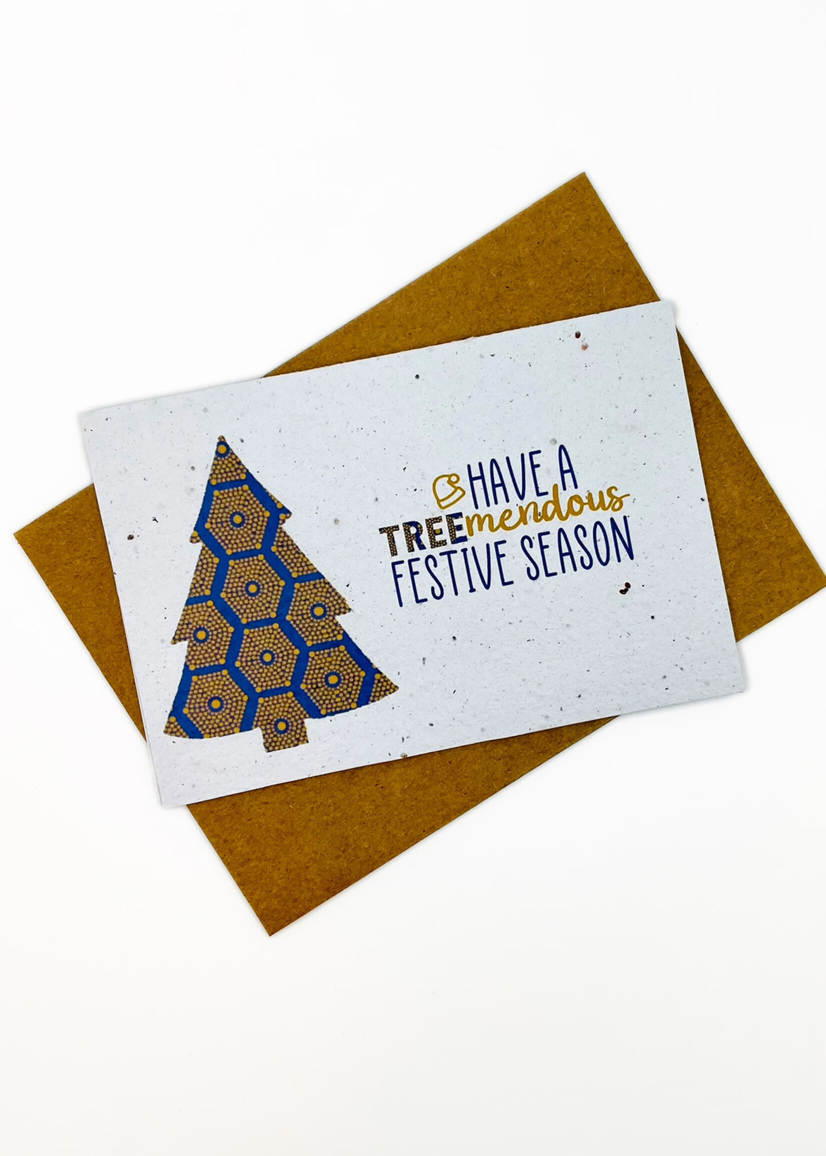 Growing Paper Treemendous Holiday Plantable Card