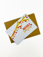 Growing Paper Merry and Bright Plantable Card