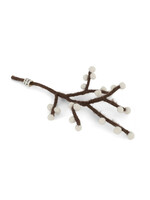 Gry and Sif Mini Felt Branch - White Berries