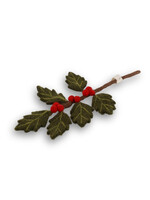 Gry and Sif Mini Felt Branch - Holly