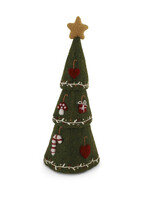 Gry and Sif Green Felt Christmas Tree [Three in One]