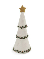 Gry and Sif White Felt Christmas Tree [Three in One]