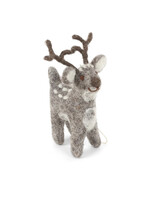 Gry and Sif Felt Cute Little Grey Deer Ornament