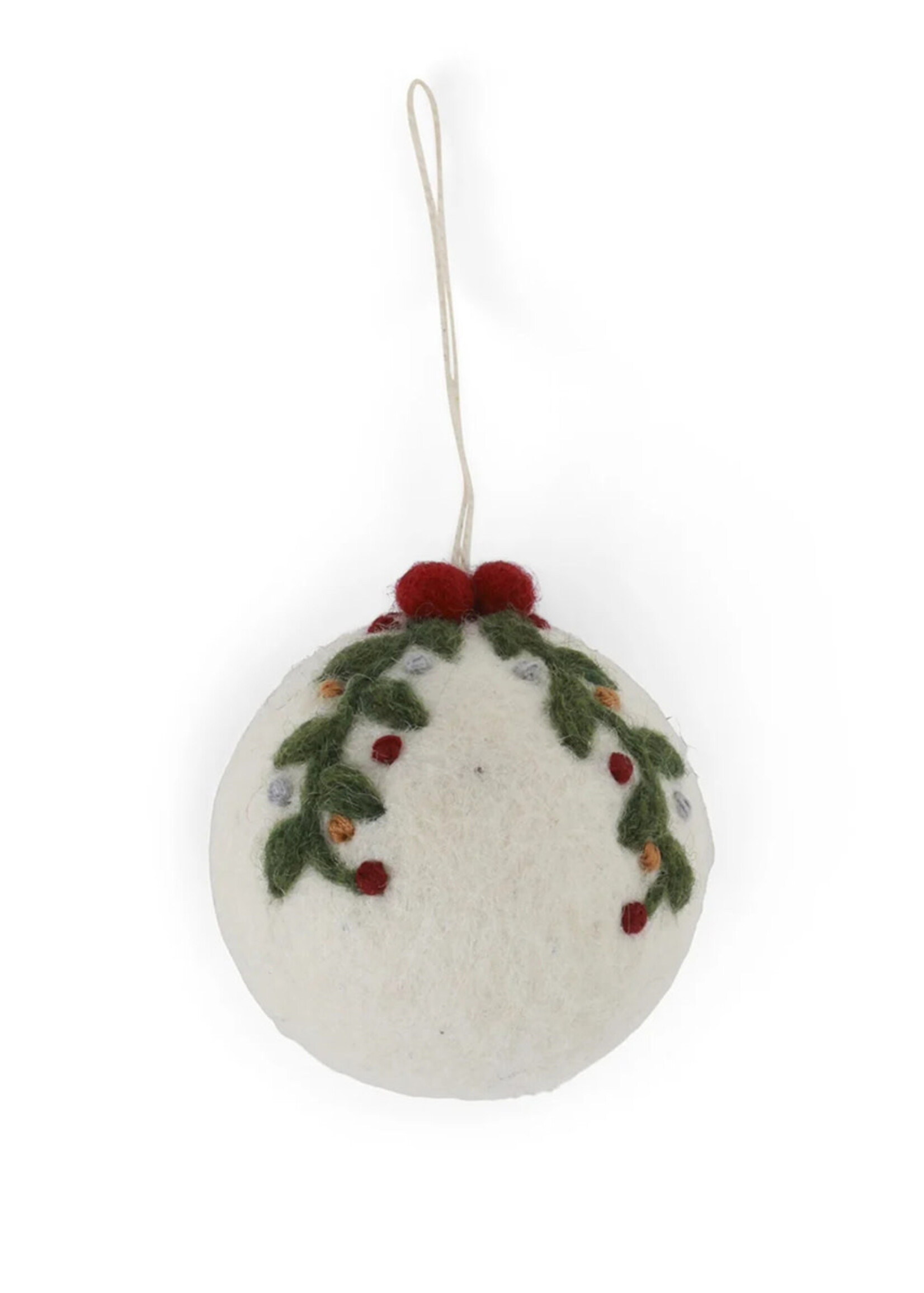 Gry and Sif Felt Bauble Ornament - Garland