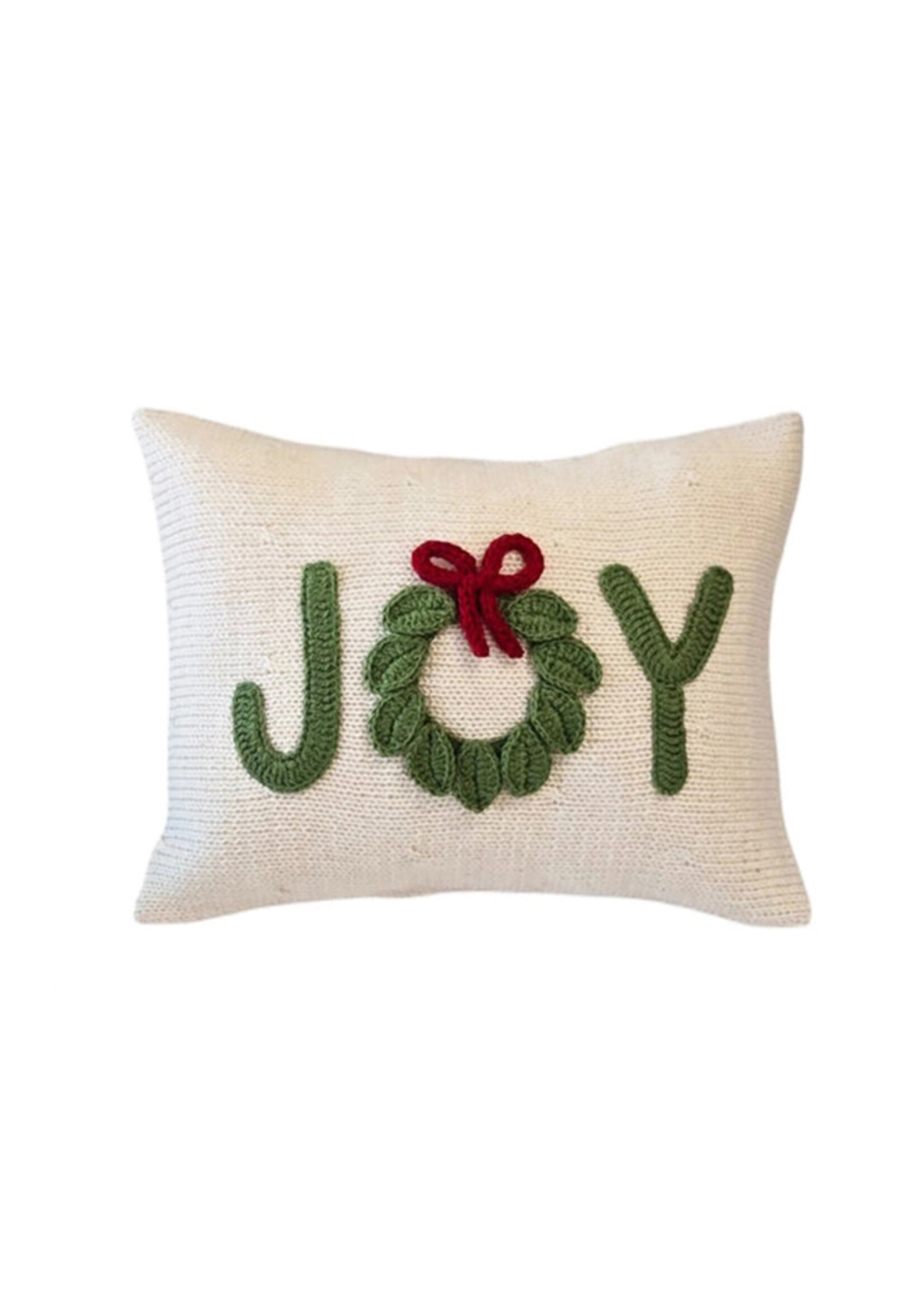 Melange Collection 9" Holiday Joy Pillow