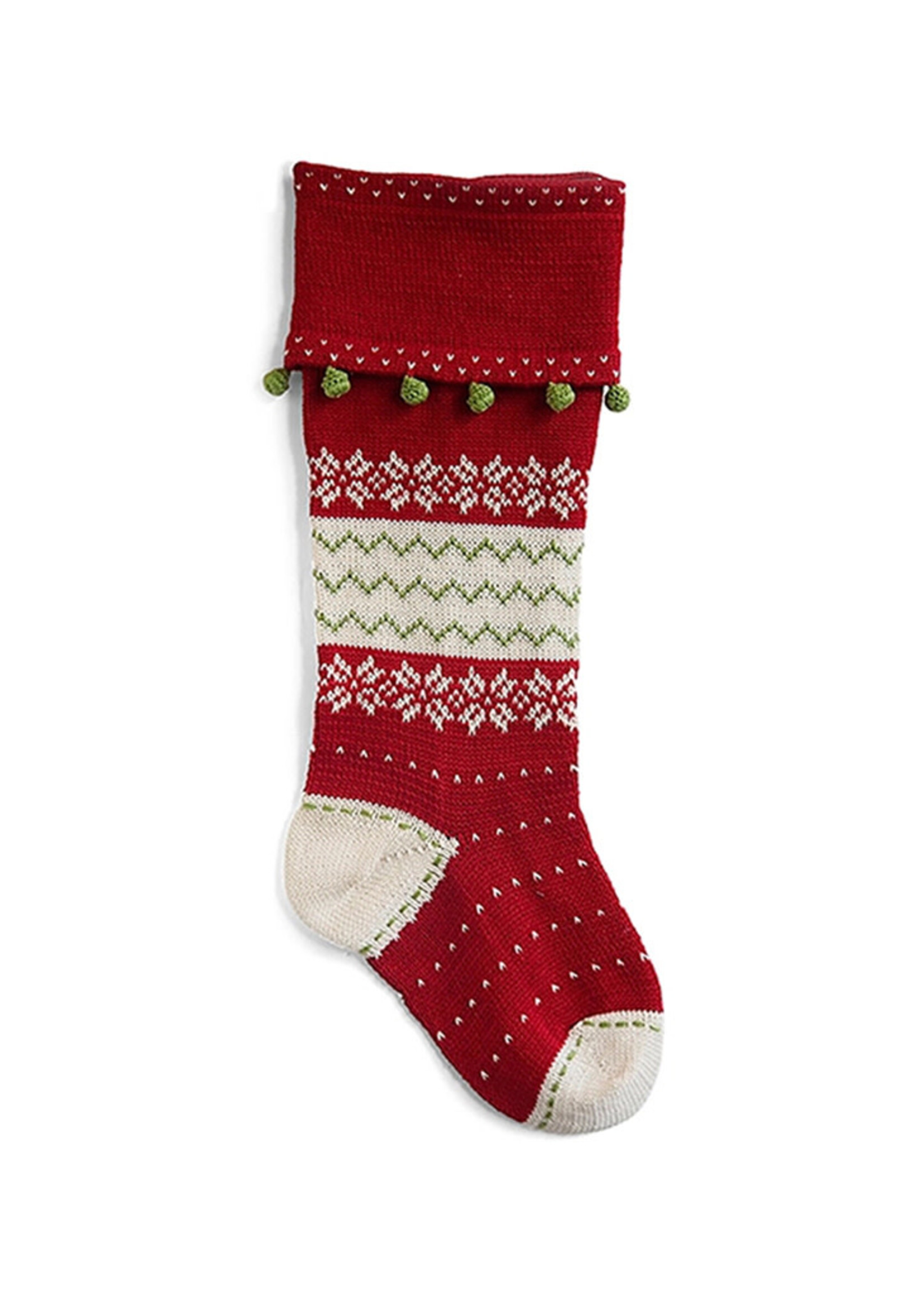 Melange Collection Knit Stocking - Nordic Smooth Cuff