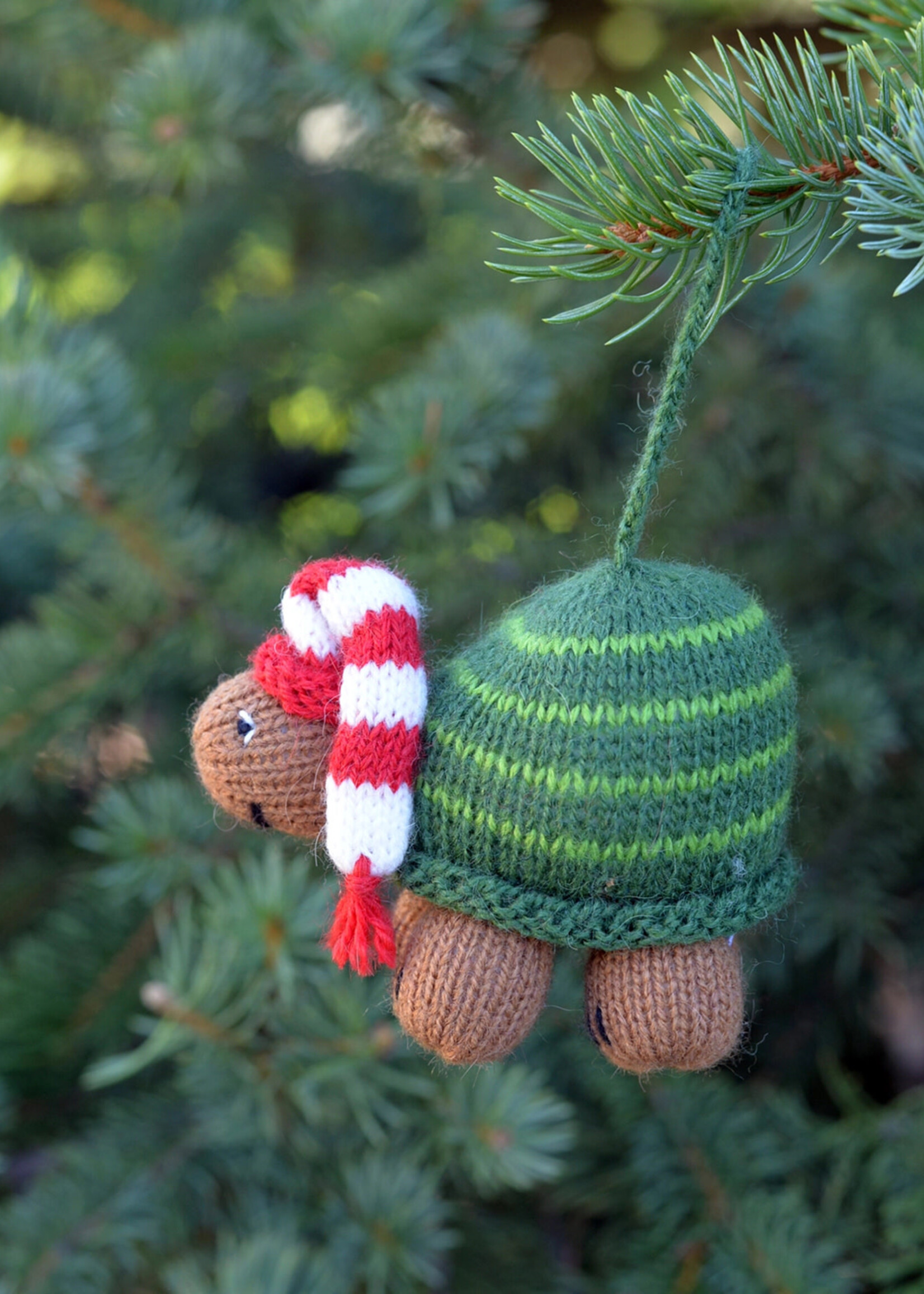 Melange Collection Knit Turtle Ornament