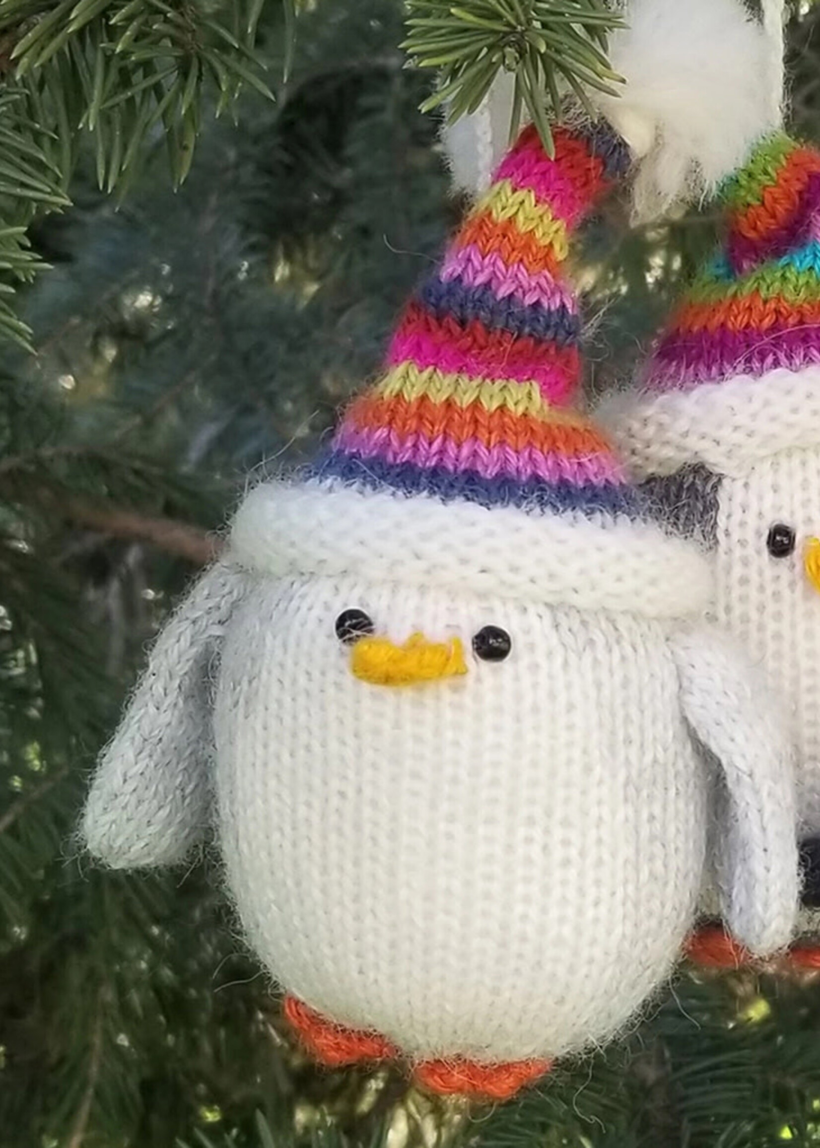 Melange Collection Knit Penguin Ornament
