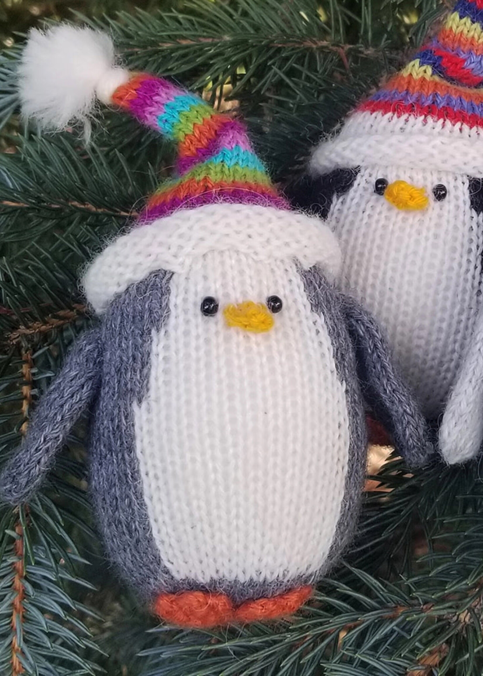 Melange Collection Knit Penguin Ornament