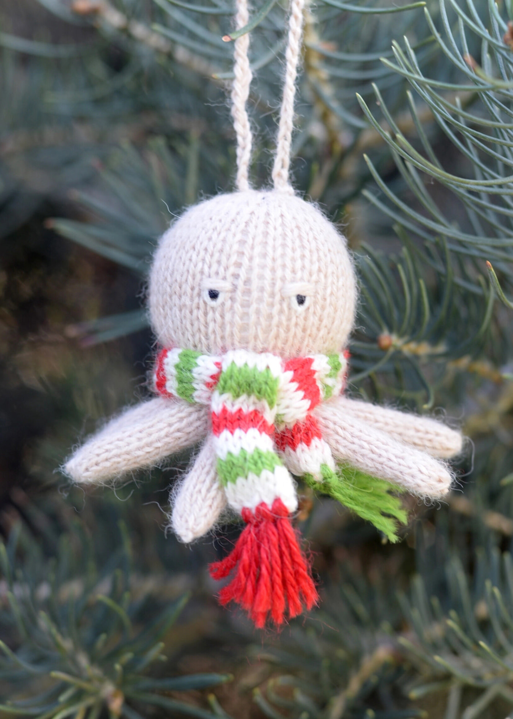 Melange Collection Knit Octopus Ornament