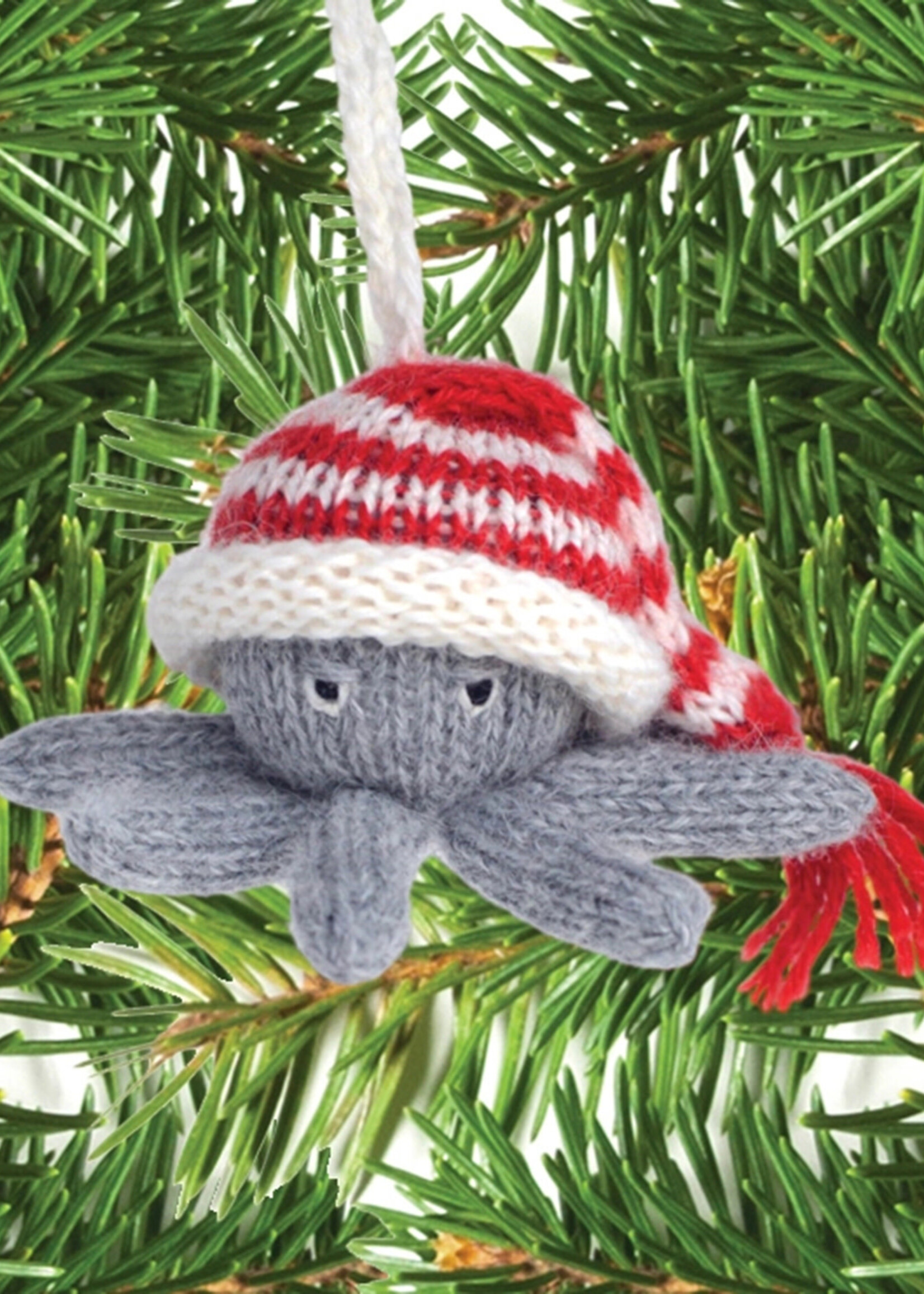 Melange Collection Knit Octopus Ornament