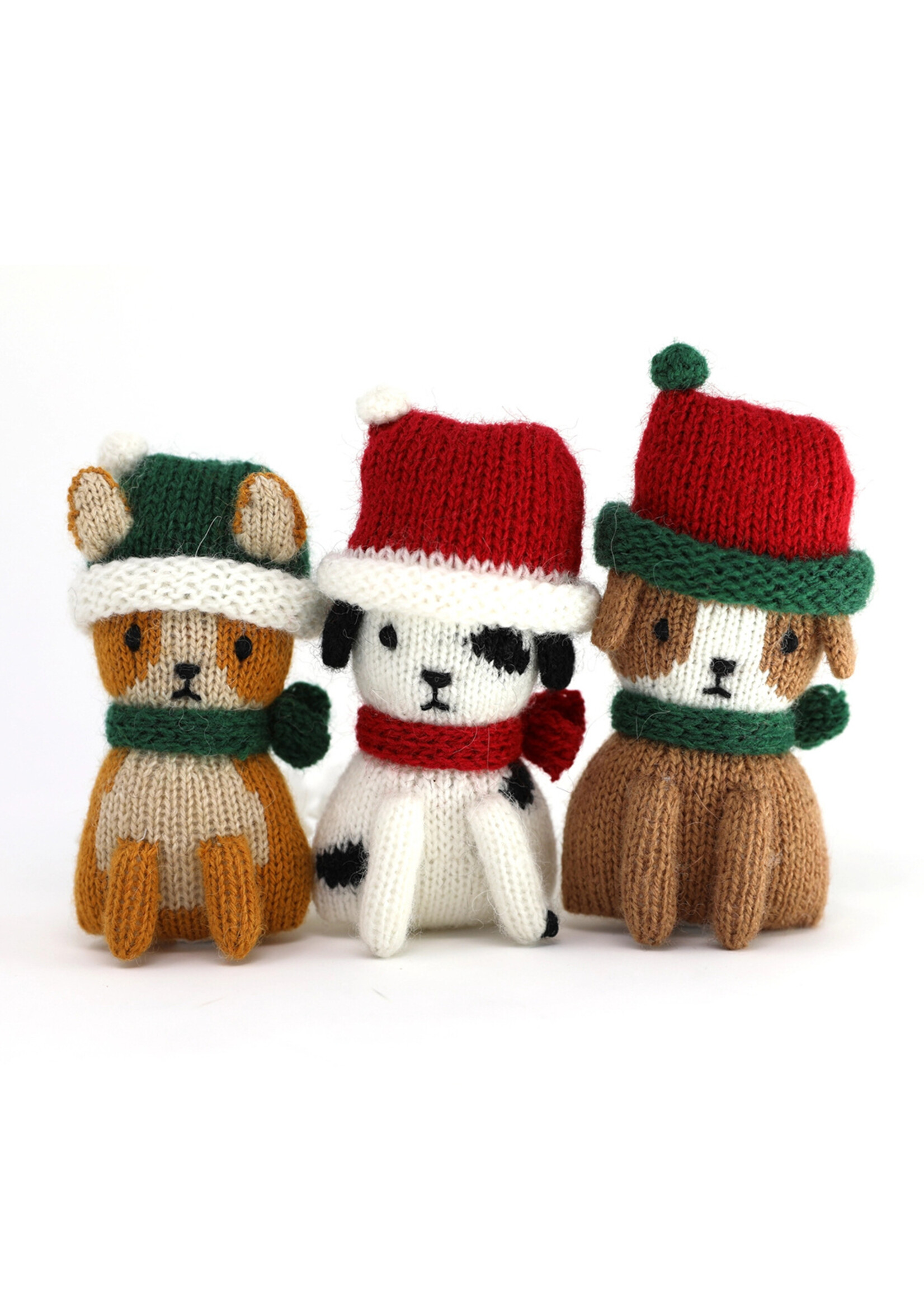 Melange Collection Knit Holiday Puppy Ornament