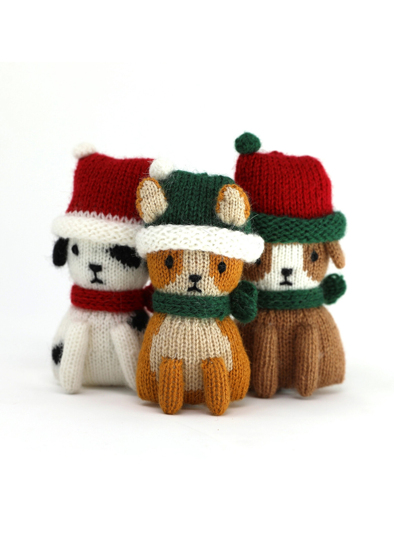 Melange Collection Knit Holiday Puppy Ornament