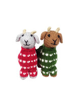Melange Collection Knit Baby Goat Ornament