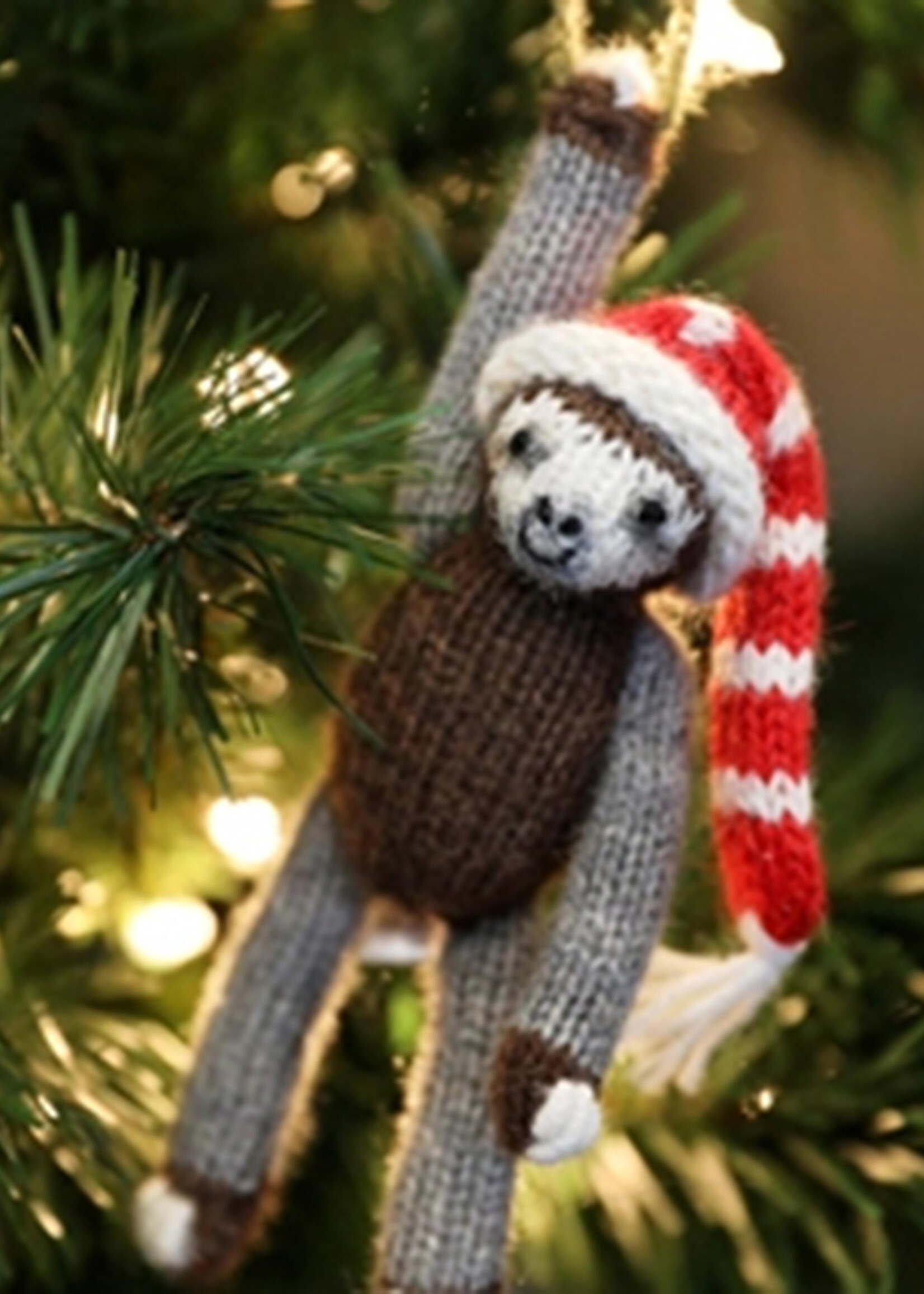 Melange Collection Knit Sloth Ornament