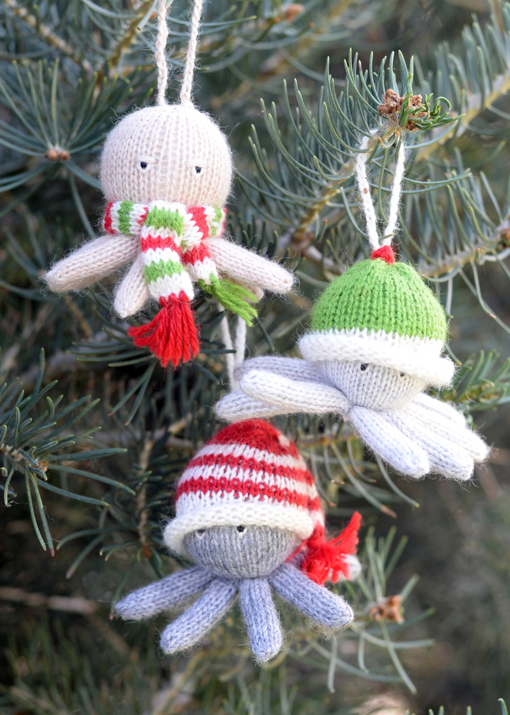 Melange Collection Knit Octopus Ornament