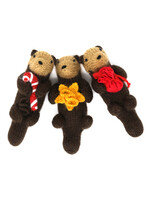 Melange Collection Knit Otter Ornament