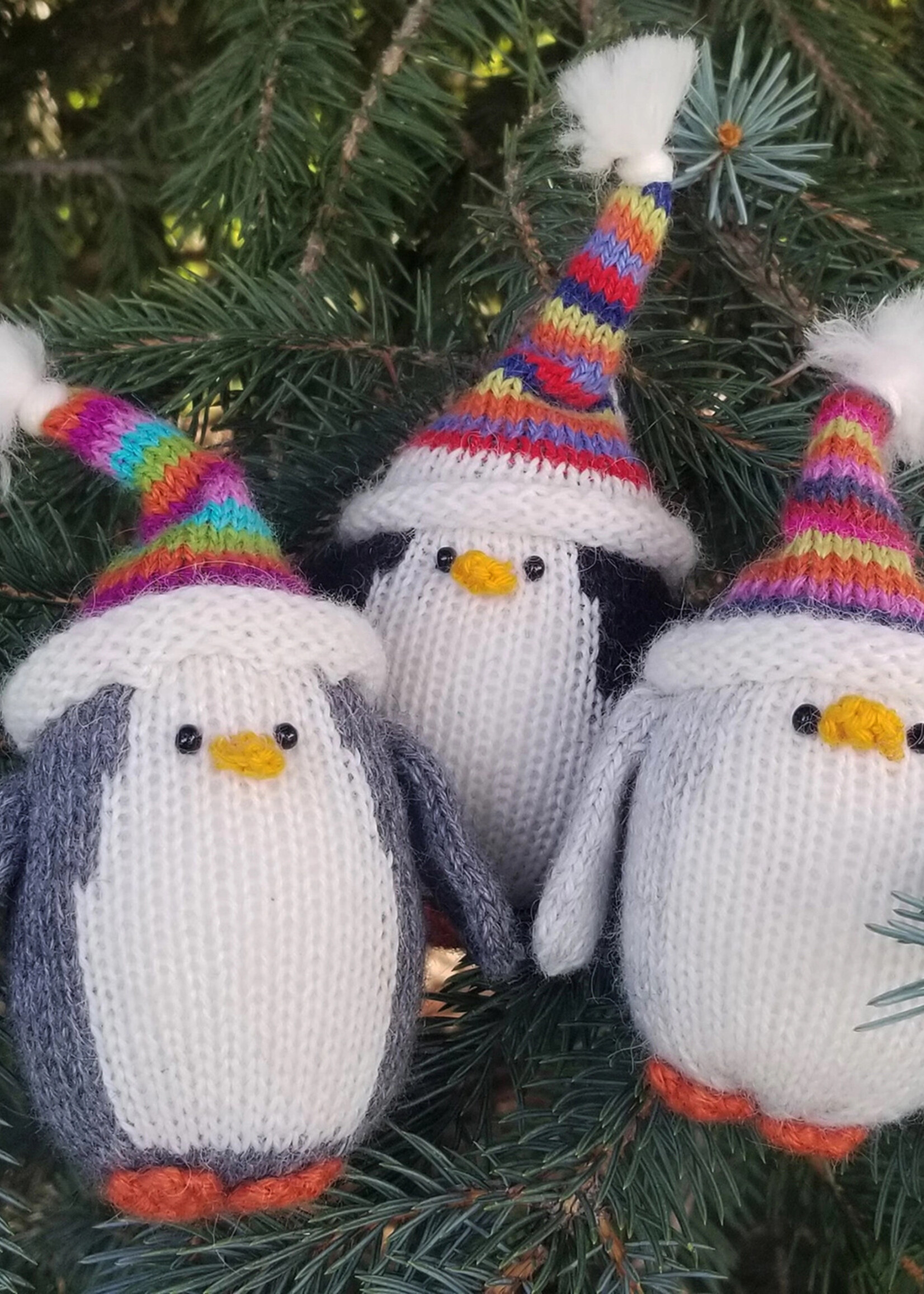 Melange Collection Knit Penguin Ornament