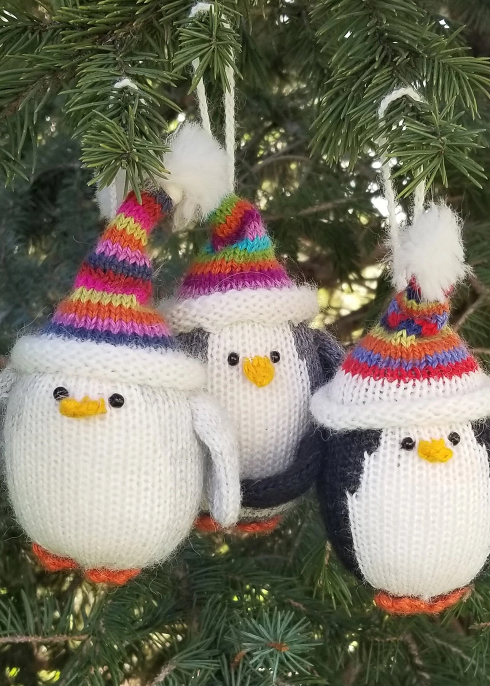 Melange Collection Knit Penguin Ornament