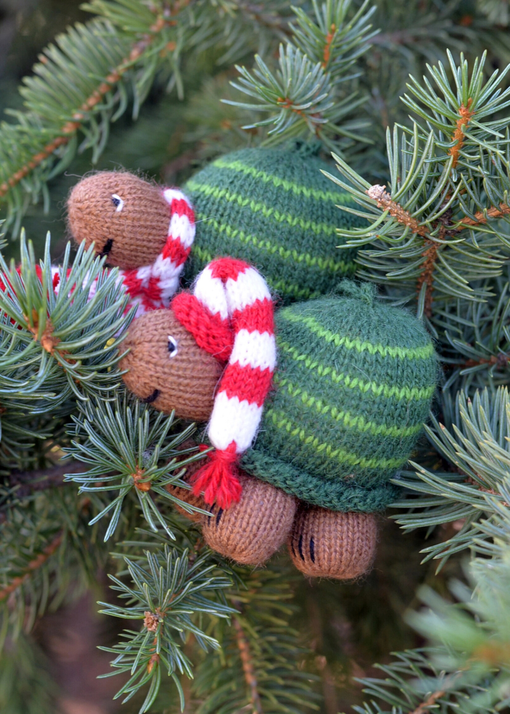Melange Collection Knit Turtle Ornament