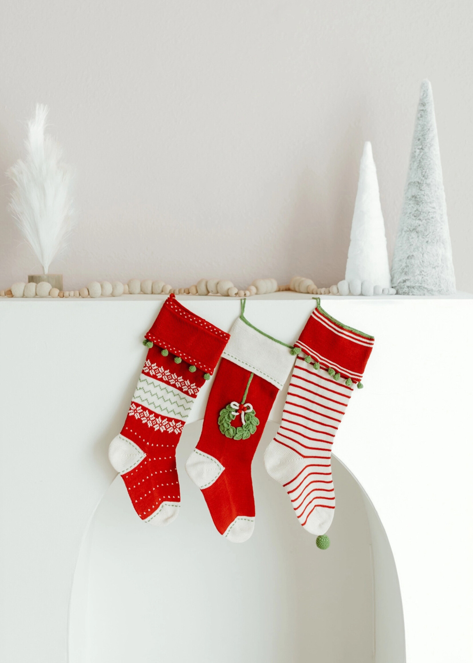 Melange Collection Knit Stocking - Nordic Smooth Cuff