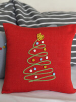 Melange Collection 12" Spiral Holiday Tree Pillow