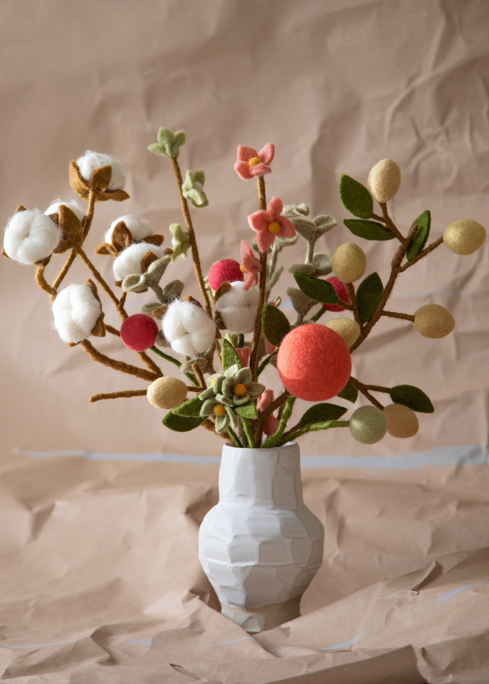 Gry and Sif Felt Branch - Cotton