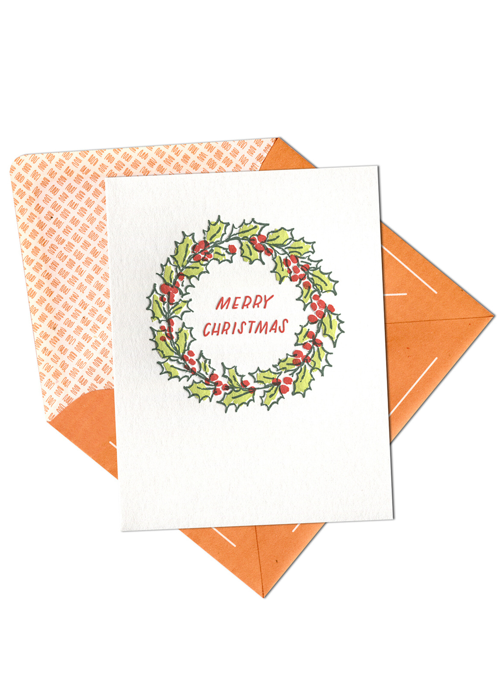 Ink Meets Paper Christmas Wreath Card