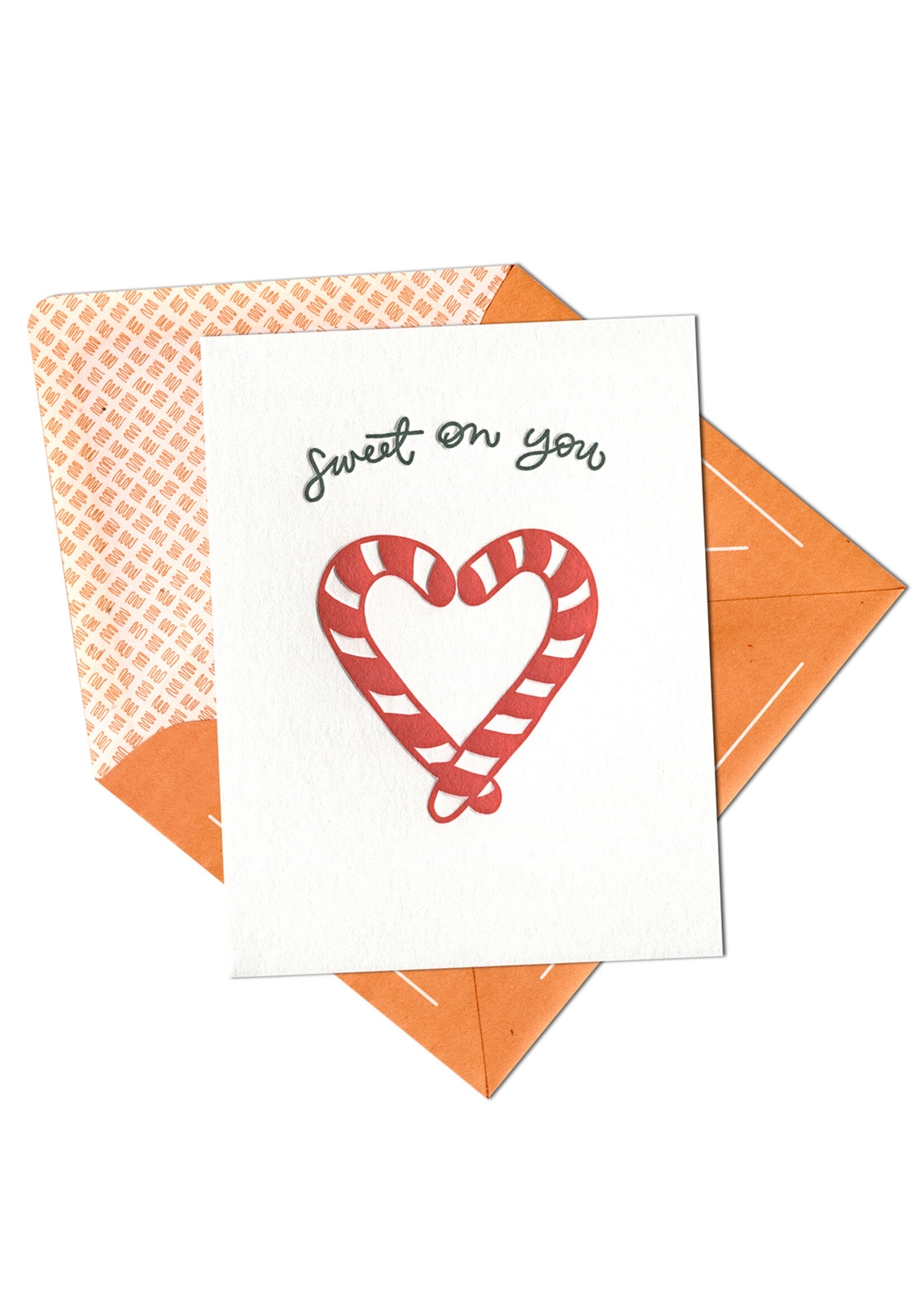Ink Meets Paper Sweet On You Candy Canes Card