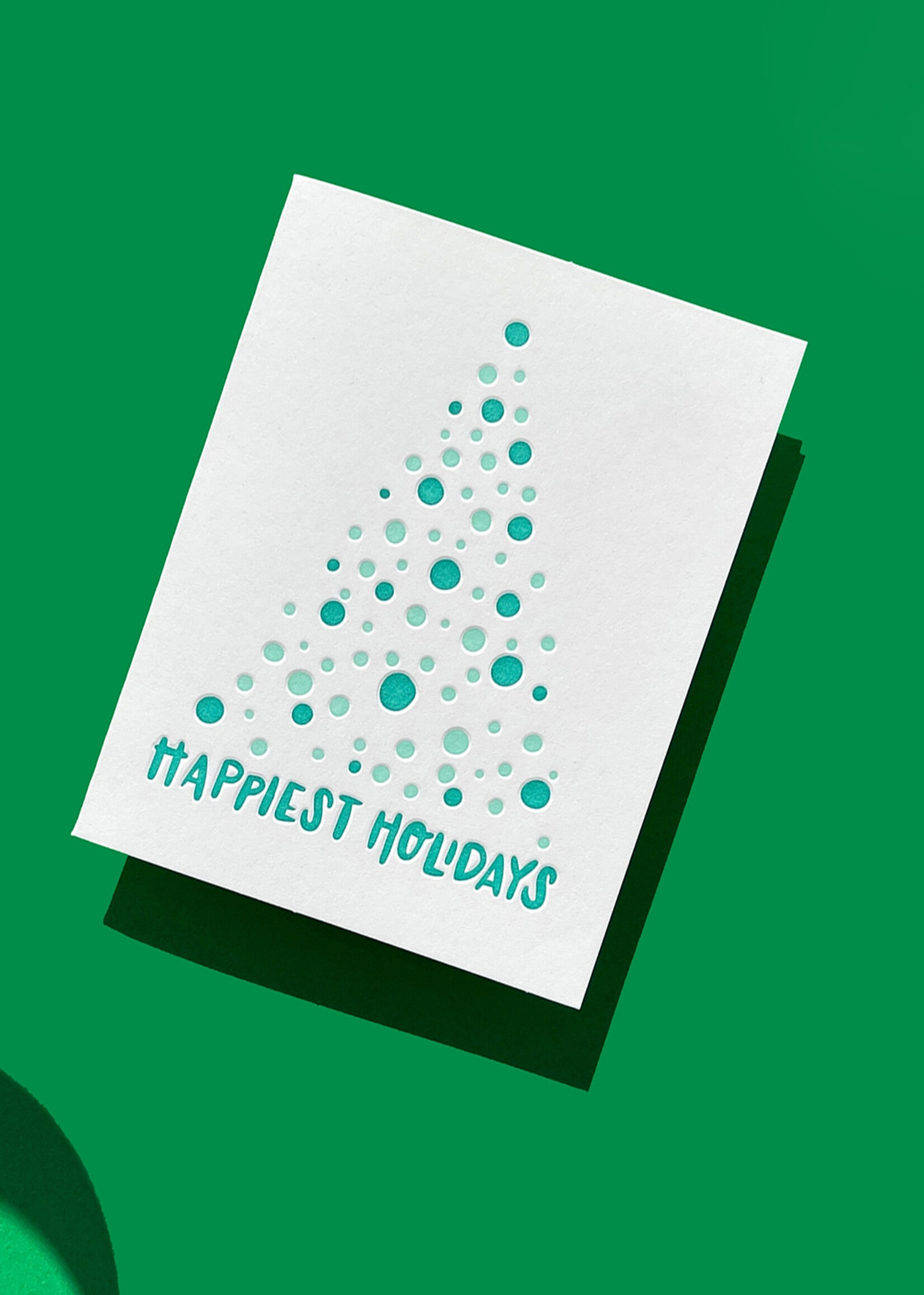 Ink Meets Paper Happiest Holidays Tree Card
