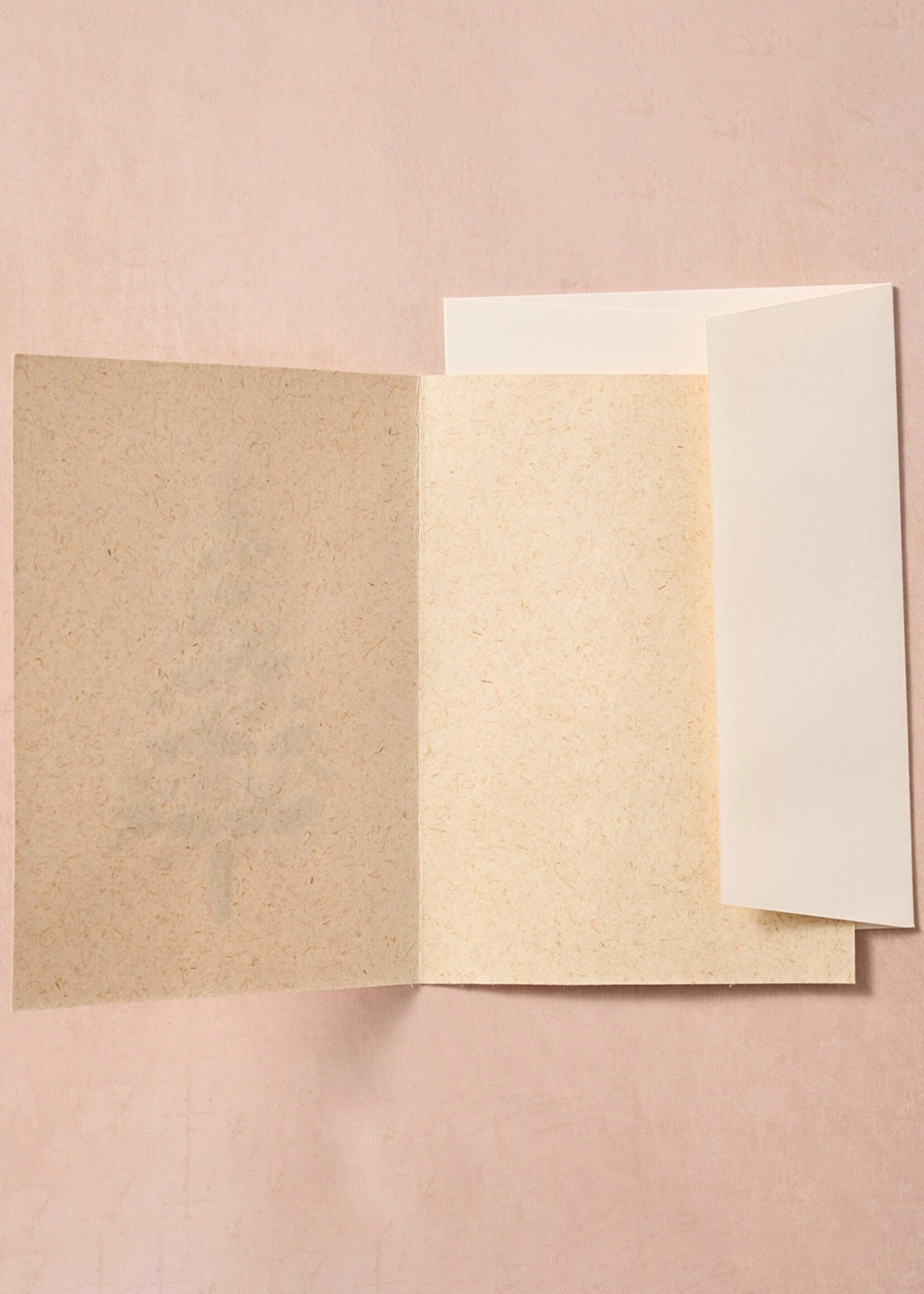 Ten Thousand Villages Makulay Pressed Flower Ornament Card