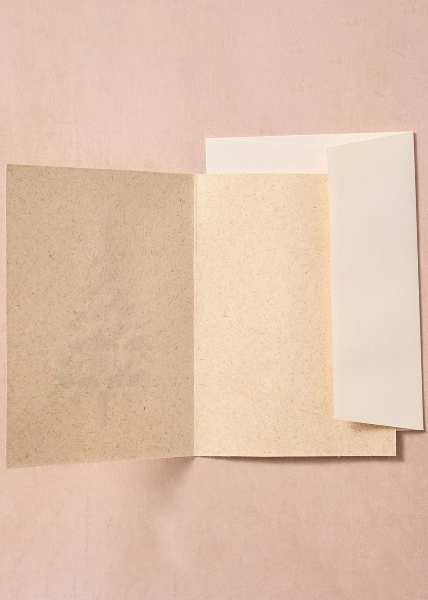 Ten Thousand Villages Masaya Pressed Flower Christmas Tree Card