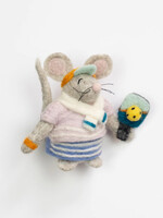 Global Goods Partners Felt Pickle Ball Mouse Ornament