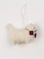 Global Goods Partners Felt Pomeranian Ornament