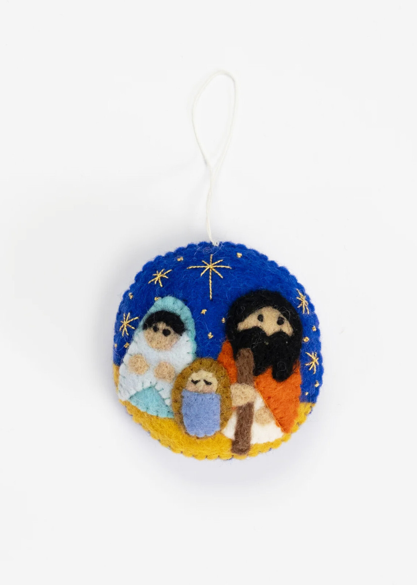 Global Goods Partners Felt Nativity Ornament